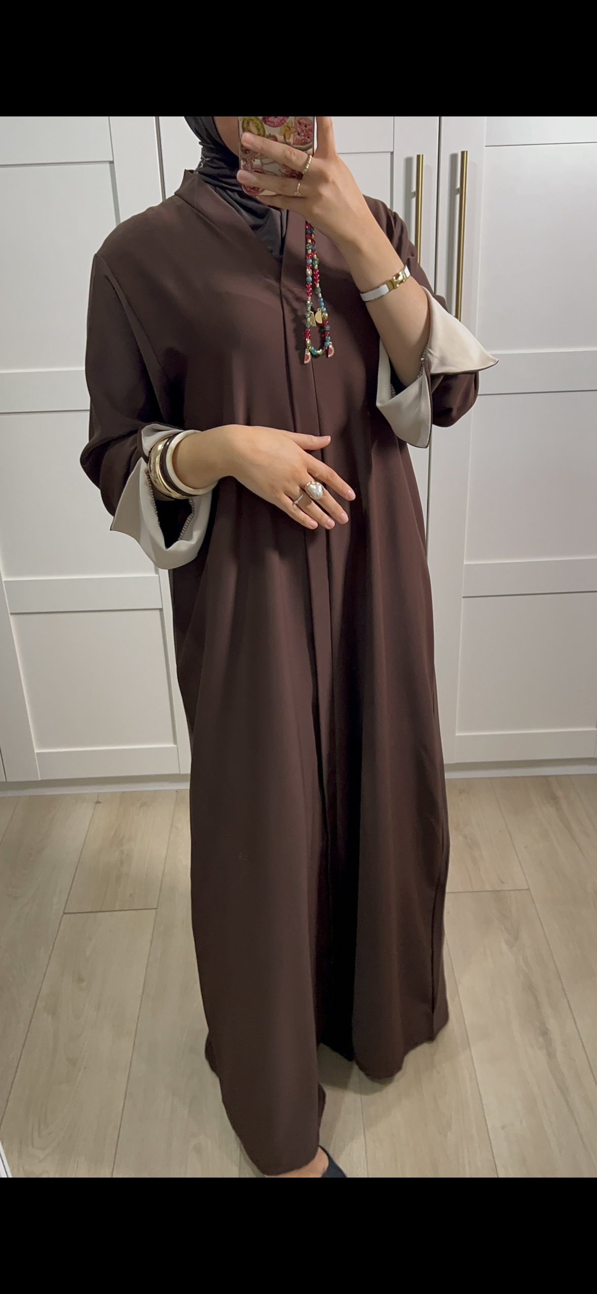 ABAYA MARRON édition Limité