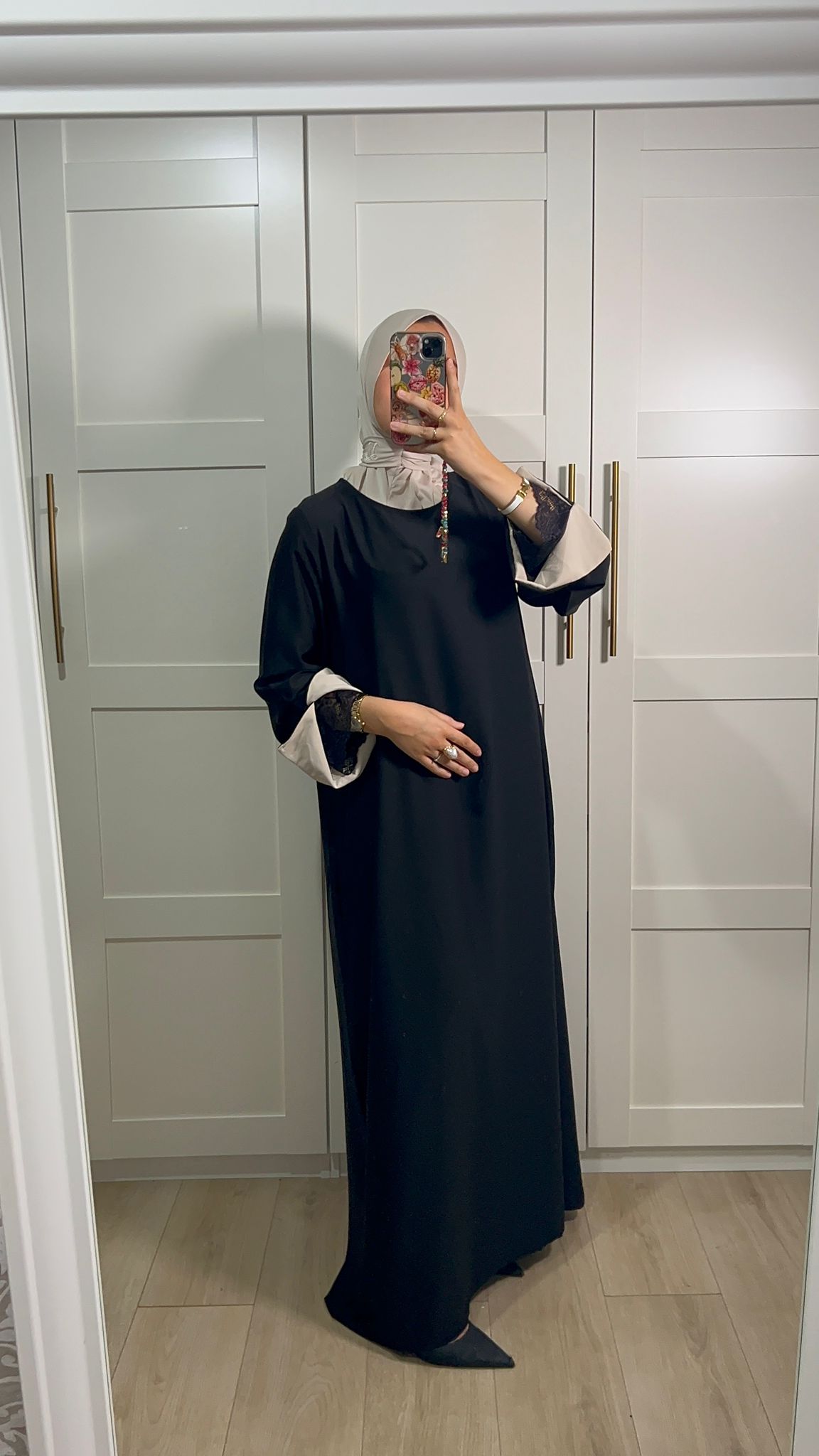 ABAYA SANA BEIGE Édition limitée