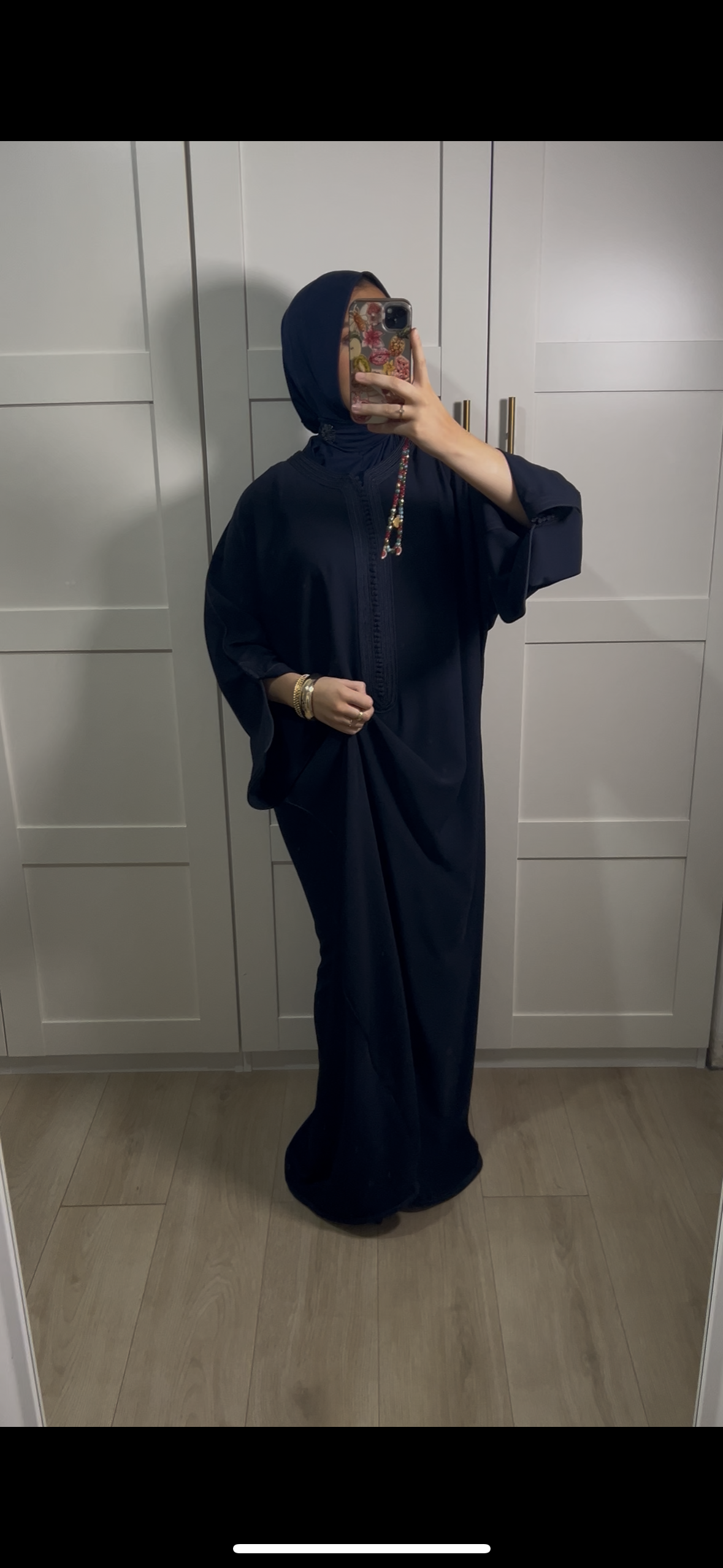 ABAYA BELDI BLEU Édition Limitée