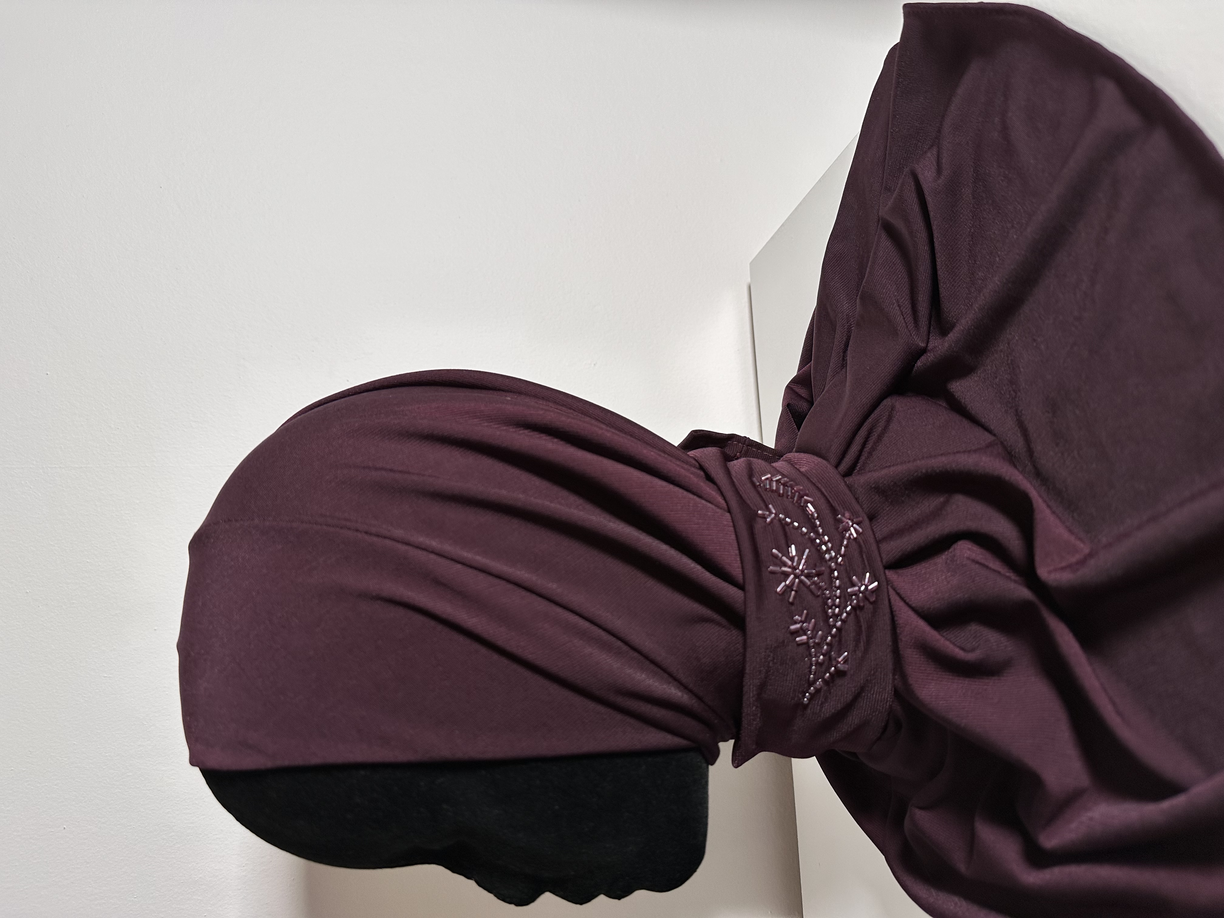 HIJAB CAGOULE BIRGUNDY